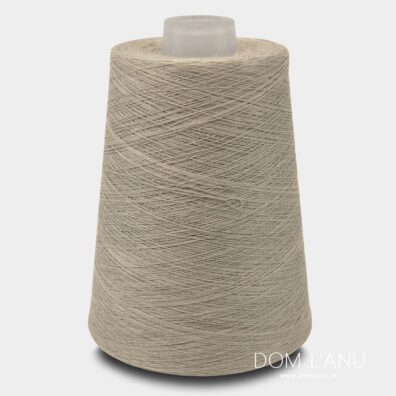 Ľanové priadze v dymovo sivej farbe 7(5)