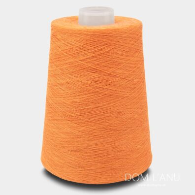 Ľanové priadze v oranžovej farbe 8(4)