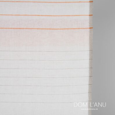 Farba: prírodná (nefarbená) bielizeň, oranžová, tmavooranžová, sivobiela a sivohnedá