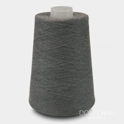 Ľanové priadze v tmavosivej farbe 7(10)
