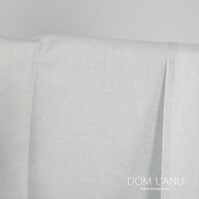 Poloľanová látka modro-zelená s keprovým vzorom, šírka 150cm, 180cm